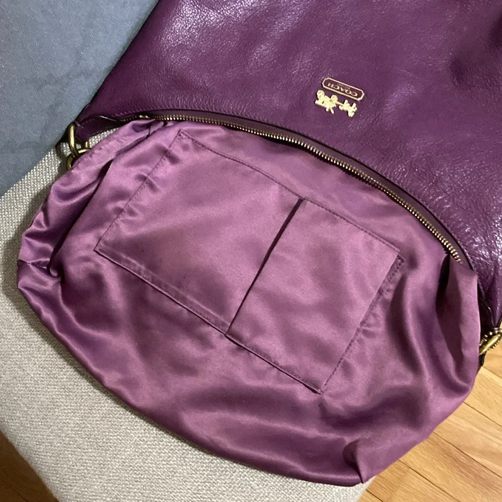Coach Raspberry Shoulder Bag - Picture 9 of 10
